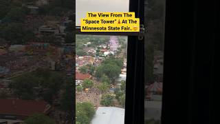 Scary Space Tower at The Minnesota State Fair🤯 crazyrides [upl. by Philander501]