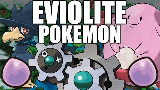 Eviolite Pokemon Guide Movesets for EvioliteNot fully Evolved Pokemon [upl. by Aserret]