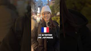 Le français vue par une japonaise 🇯🇵😂 shorts [upl. by Dnomaj]