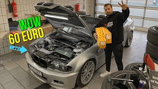 DIE BESTEN 60€ INVESTIERT💸 BMW E46 Umbau  Projekt Auto [upl. by Olbap]