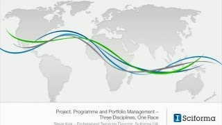 Sciforma  Project programme and portfolio management  three disciplines one race [upl. by Schonfeld]