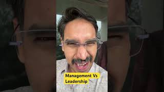 Management Vs Leadership [upl. by Nwahsear]