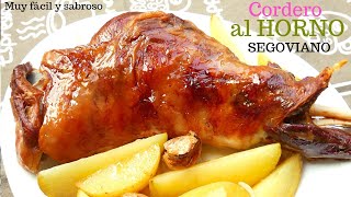 CORDERO al HORNO con PATATAS 🍖😍 estilo SEGOVIANO con la receta de la ABUELA [upl. by Waller]