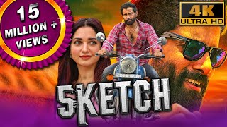 Sketch 4K ULTRA HD  Vikrams Blockbuster Action Movie  Tamannaah Bhatia  विक्रम सुपरहिट फिल्म [upl. by Sulecram]