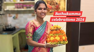 bathukamma celebrations start ayindi 🌺🪷🌷shortvideo bhathukamma folksong [upl. by Eintruoc]