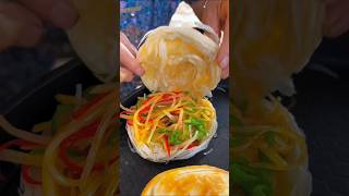 Asian Street Food Chinese Bread Burger viral trending food shorts streetfood asianfood [upl. by Nereids326]