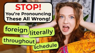 Most Common Pronunciation Mistakes in English ❌ [upl. by Hillel110]