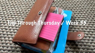 Flip Through Thursday  Week 35  August 2024  Pink Planner Girl [upl. by Sihon573]