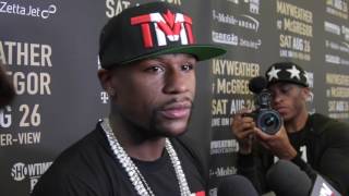 Media Scrum with Floyd Mayweather at Toronto Press Conference [upl. by Clerk]