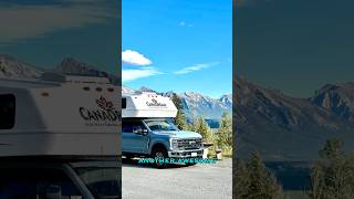 Is the view worth it  Banff Tunnel Mountain Village 2  Site B70 banff rvlife truckcamper rv [upl. by Vershen]