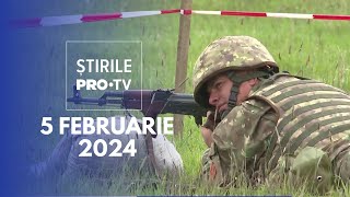 Știrile PRO TV  5 Februarie 2024 [upl. by Lleval]