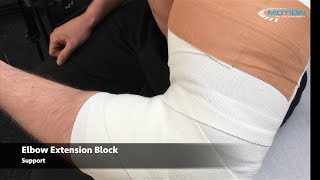 How to tape an elbow  dislocation subluxation hypermobility instability  sports taping series [upl. by Ynnor908]