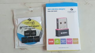 Zebronics wifi usb mini adapter [upl. by Etnelav479]