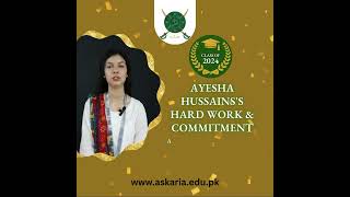 37th Medal amp Prize Distribution Ceremony  Ayesha Hussain  Silver Medalist [upl. by Hobbs197]