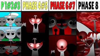 All Сharacter in Incredibox Sprunki  Which sprunki phase better [upl. by Amer]