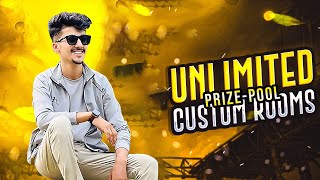 Free Prizepool Custom Room pubgmobile [upl. by Ahras]