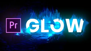 Add Glowing Text Effect in Premiere Pro  Glow Effect [upl. by Aerbua]