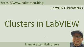 Clusters in LabVIEW [upl. by Elvina]