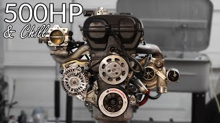 Assembling a 500HP Miata Engine From The Bare Block ASMR Style [upl. by Ocirderf]