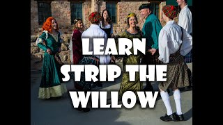 Learn how to dance Celtic Ceilidh Strip the Willow Dance Tutorial brave [upl. by Vharat]