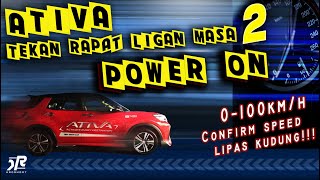 Perodua Ativa Test Drive 2 Acceleration 0100kmh [upl. by Nolahs886]