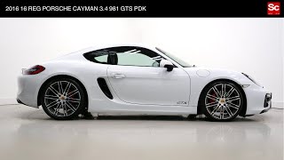 2016 16 REG PORSCHE CAYMAN 34 981 GTS PDK [upl. by Sivatnod]