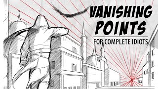 How to draw VANISHING POINTS  Perspective for Beginners  Drawlikeasir [upl. by Ahsiad]