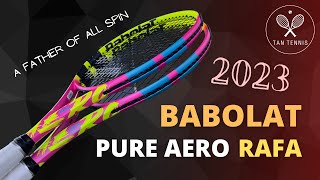 The most SPIN racket  Babolat Pure Aero Rafa 2023 [upl. by Naltiak]