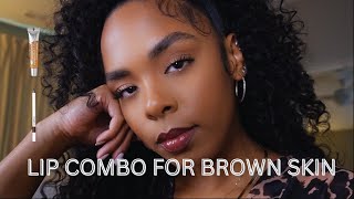 Lip Combo For Brown Skin  Fall Lip Combos For Brown Skin [upl. by Ahsenac]