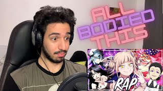 EVIL LADIES OF ANIME CYPHER REACTION  HalaCG ft OR3O Ironmouse ChiChi amp More [upl. by Dewees506]