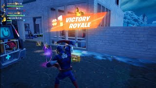 Captain America Win quotZero Buildquot Squads Fortnite Chapter 5 Season 1 [upl. by Blaise]