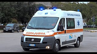 HD  Sirena Ambulanza 33x Ambulanze in Sirena  33x Ambulances Responding with Lights amp Sirens [upl. by Airamasor]