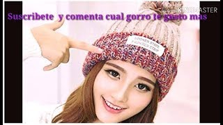 50 estilos de GORROS TEJIDOS moda OTOÑO  INVIERNO 2018 ❤️ ❤️ ❤️ [upl. by Lillith]