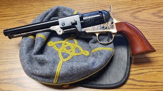 Uberti Leech amp Rigdon Confederate revolver open box and first impression [upl. by Nealy]