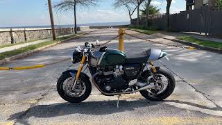 2023 Triumph Thruxton RS update with new mods [upl. by Meave]