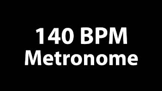 140BPM Metronome Beat  MP3 Metronome [upl. by Irtimid]