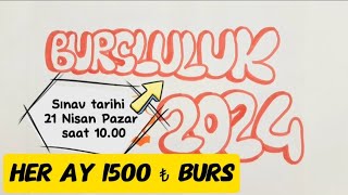 2024 Bursluluk Sınavı  Bursluluk sınavı kaç netle kazanılır [upl. by Taveda]