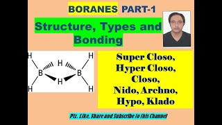 BORANES Structure Types and Bonding in Higher Boranes Part1 Closo Nido Archano Hypo Klado [upl. by Braswell]