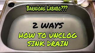 ZIM LIQUID ZOSA  SOLUSYON SA BARADONG LABABO  HOW TO UNCLOG THE SINK [upl. by Symons]