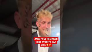 Jake Paul Remade Mike Tysons EAR BITE 😭👂 [upl. by Hseyaj]