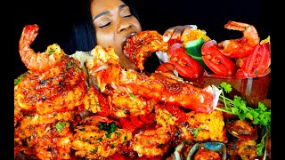 KING CRAB SEAFOOD BOIL MUKBANG  SEAFOOD MUKBANG  DESHELLED SEAFOOD BOIL  ASMR EATING  MUKBANG [upl. by Snave]