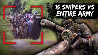 15 AIRSOFT SNIPERS VS ENTIRE ARMY [upl. by Lyle809]