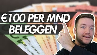 €100 per maand beleggen  Van €100 pm naar €550000 vermogen [upl. by Arhez]