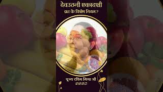 देवउठनी एकादशी व्रत के विशेष नियम  devuthniekadashi ekadashi ekadasivrat [upl. by Raul]