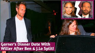 Jennifer Garner Enjoys Dinner with Boyfriend John Miller in LA After Ben Affleck amp JLo Divorce [upl. by Wichman]