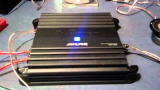 Alpine MRPM500 Mono Amplifier on JL 12W6v2 [upl. by Amoritta]