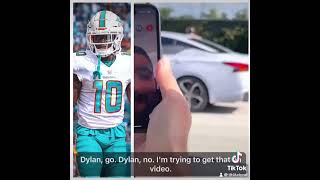 TyreekHill was handcuffed right outside HardRock Stadium just be4 his opening kickoff tit4tat [upl. by Hplodur]