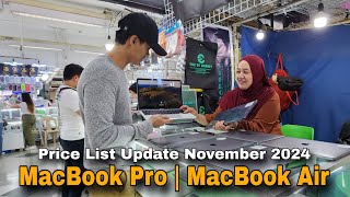 MacBook Pro Series  MacBook Air Series Price List Update November 2024 [upl. by Monetta]