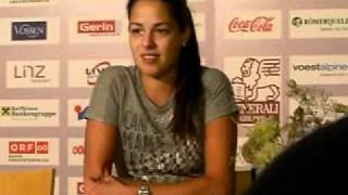 Ana Ivanovic Linz Press Conference 3 [upl. by Oluas612]