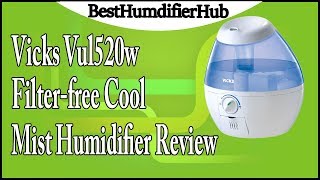 Vicks Vicks Vul520w Filter free Cool Mist Humidifier Review [upl. by Anewor]